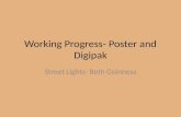 Working Progress- Advert and Digipak