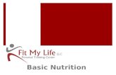 Fit My LIfe Basic Nutrition Power Point