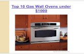 Top 10 Gas Wall Ovens under $1000