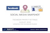 Recommended Facebook Privacy Settings August 2010 Fb Places