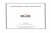 HCC Purchasing card user guide