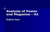 Analysis of poster and magazine – a2 final version