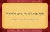 Many people, many languages valeriya