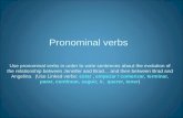 Verbos Pronominales Con Linked Verbs