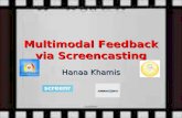 Multimodal Fedback via Screencasting