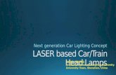 Laser based car lighting