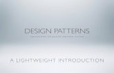 Design Patterns: A Lightweight Introduction