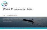IUCN Water Programme, Asia on GWP-SEA WRM Financing
