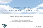 Spanish in the U.S.: Developing an open linguistic corpus