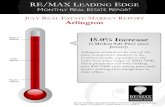 July Market Reports from RE/MAX Leading Edge