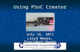 Using PSoC Creator