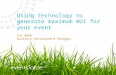 Using technology to generate maximum ROI for your event