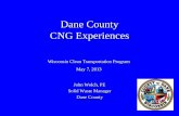 Dane County CNG Experiences