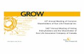 Sun Life Financial's 142nd Annual General Meeting