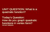 5.2 solve quadratic equations by graphing.vertex and intercept form