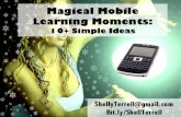 Magical Moments in Mobile Learning: 10+ Ideas