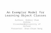 An Exemplar Model For Learning Object Classes