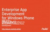 Enterprise App Development for Windows Phone