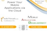 Power Your Mobile Applications On The Cloud [IndicThreads Mobile Application Development Conference]