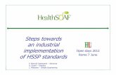 Steps towards an industrial implementation of HSSP standards
