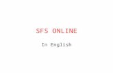 Sfs online in English