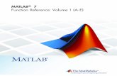 Matlab 7, Function References [2007]