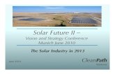 The Solar Future DE - Matt Cheney "A new large-scale solar initiative"