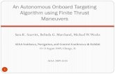 An Autonomous Onboard Targeting Algorithm using Finite Thrust Maneuvers