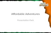 Affordable Adventures Presentation Pack