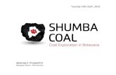Shumba Coal and its thermal coal projects