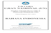 Soal Tri out UN Bahasa Indonesia SD Muhammadiyah Banjaran tahun 2012 (1)