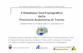 Overview sul Database Geografico Provinciale (DBGP)