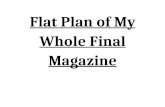 Flat plan of my whole final magazine