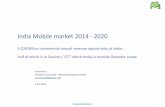 India mobile market opportunity 2015   2020 ss 3 oct 2014