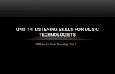 Textures week 2  btec level 3 music tech - year 1 - unit 14 listening skills