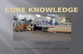 Core Knowledge Mike D.