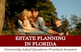 Estate Planning in Florida: Commonly Asked Questions and Practical Answers