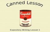 Canned essay