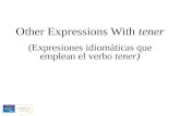 3 other expressions with tener