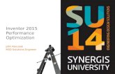 Synergis University 2014 - Inventor Performance Optimization
