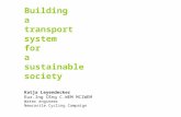 "Building a transport system for a sustainable society" Jesmond Library Talk - 13 February 2013