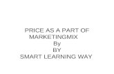 Price as a part of marketingmix