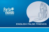 Pillole di formazione - English false friends