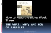 Week 3 Parables