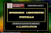 [Slideshare]avoiding linguistic pitfalls.
