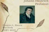 Johann heinrich pestalozi