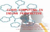 Cloud computing in indian perspective