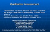 Qualitative Assessment