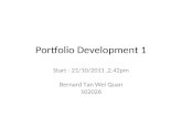 Portfolio development 1