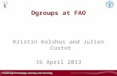 FAO & Dgroups